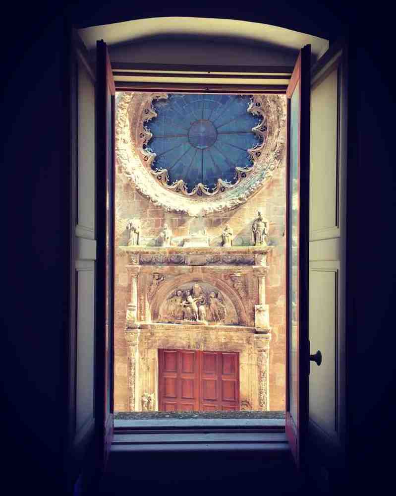 Baroque church window